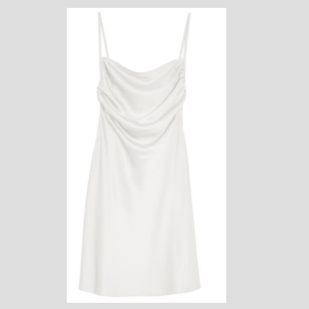 NWT Danielle Bernstein Women Solid Mini Slip Dress